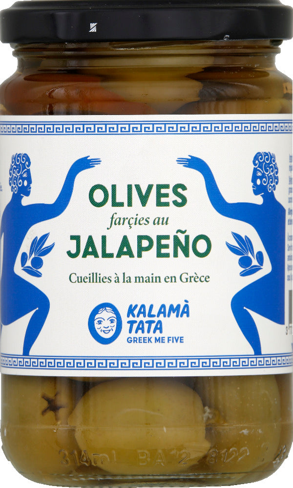 Kalama Tata Olives farcies au jalapeno 370g