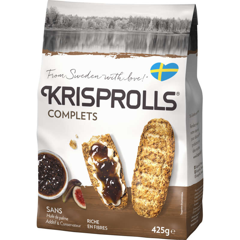 Krisprolls Petits Pains Suédois Complets 425g