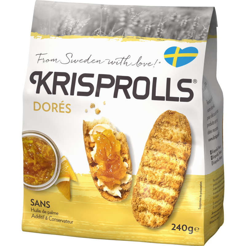 Krisprolls Petits Pains Dorés 240g