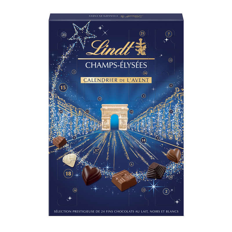 Lindt Champs Elysées Calendrier de l'Avent 250g