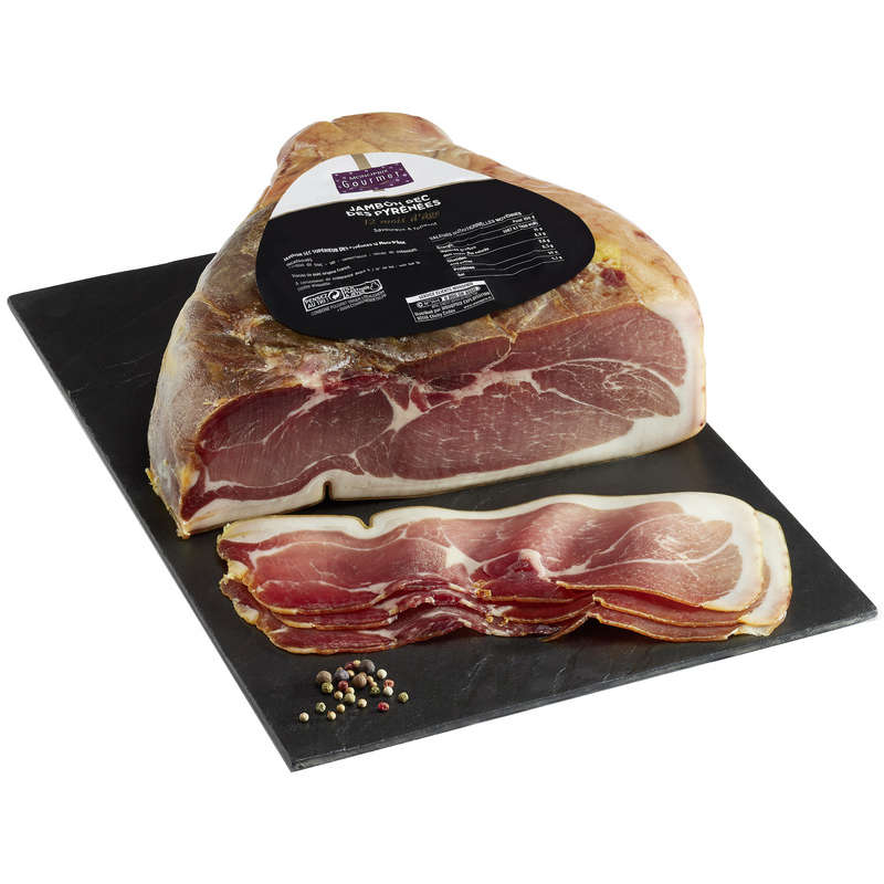 Monoprix gourmet Jambon Pyrénnées 12 mois 6kg