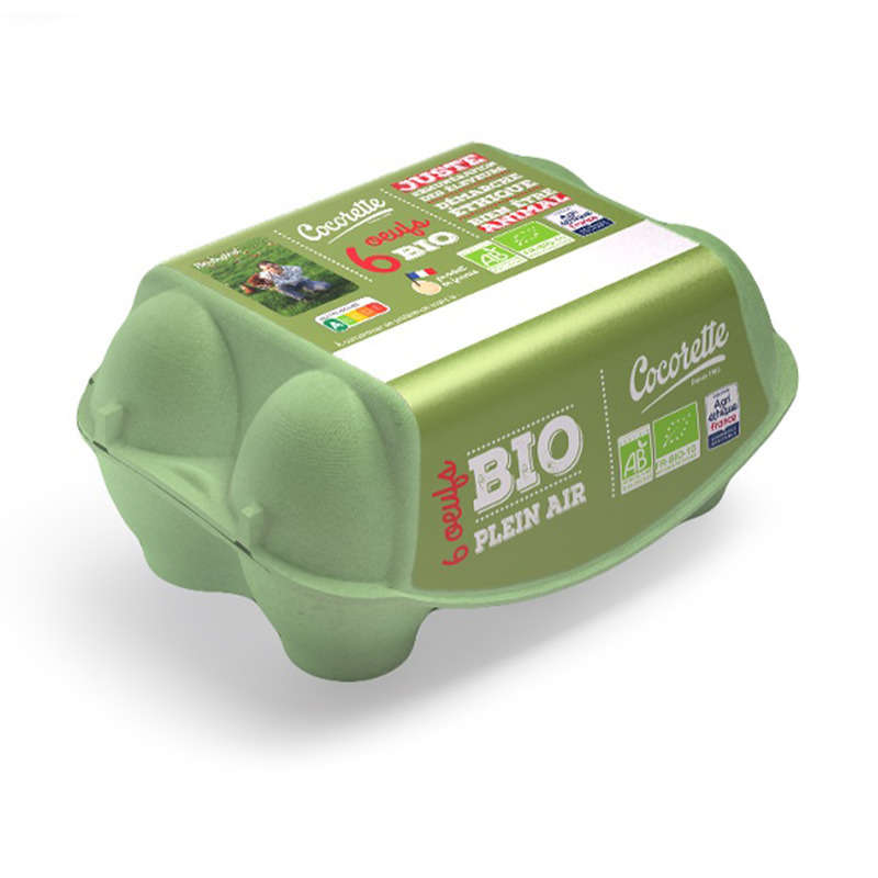 Cocorette Oeufs moyen/gros Bio x6
