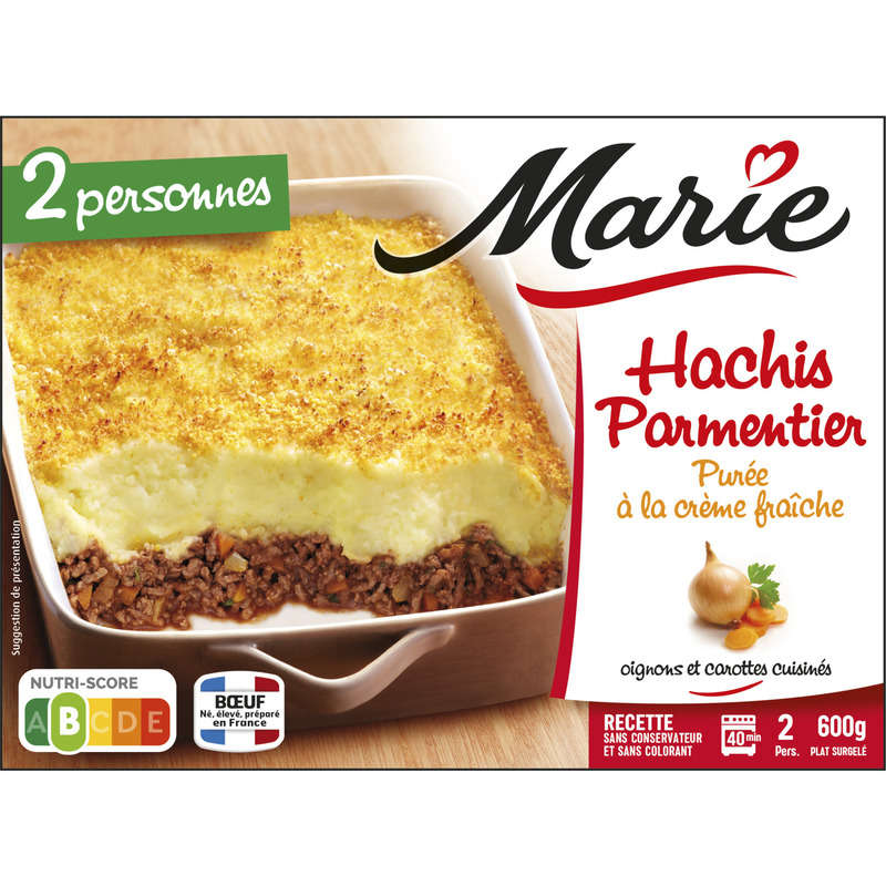 Marie Hachis parmentier purée à la crème fraîche 600g