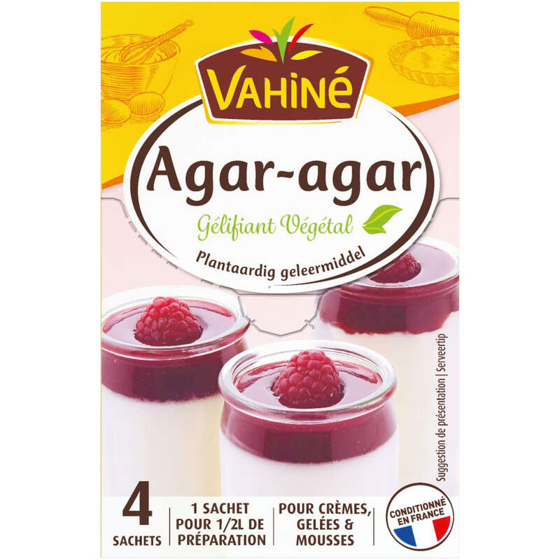 Vahiné Agar-agar gélifiant végétal 8g