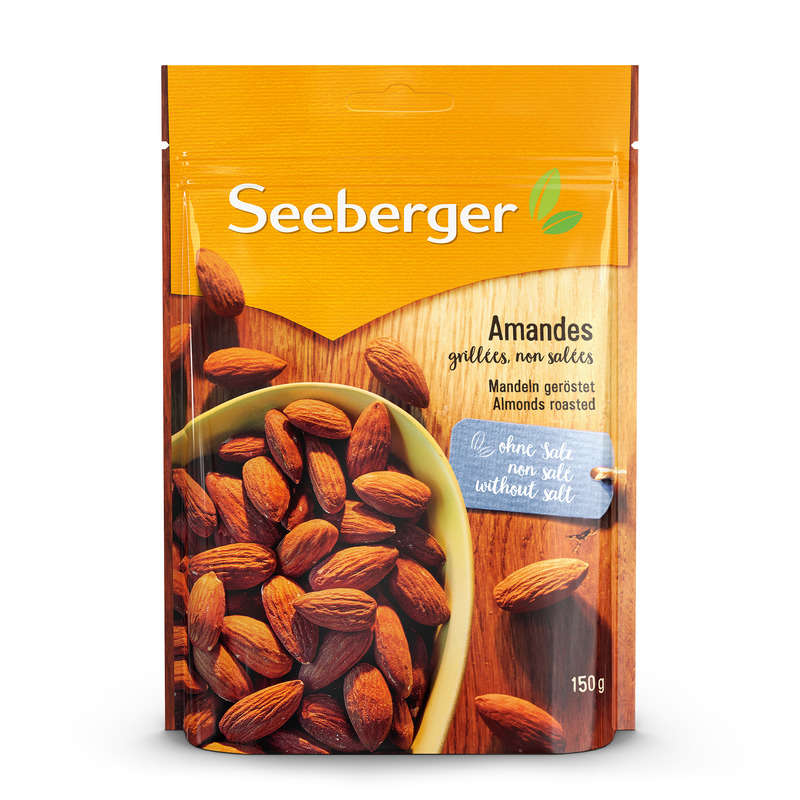 Seeberger Amandes Grillées, Non Salées 150g