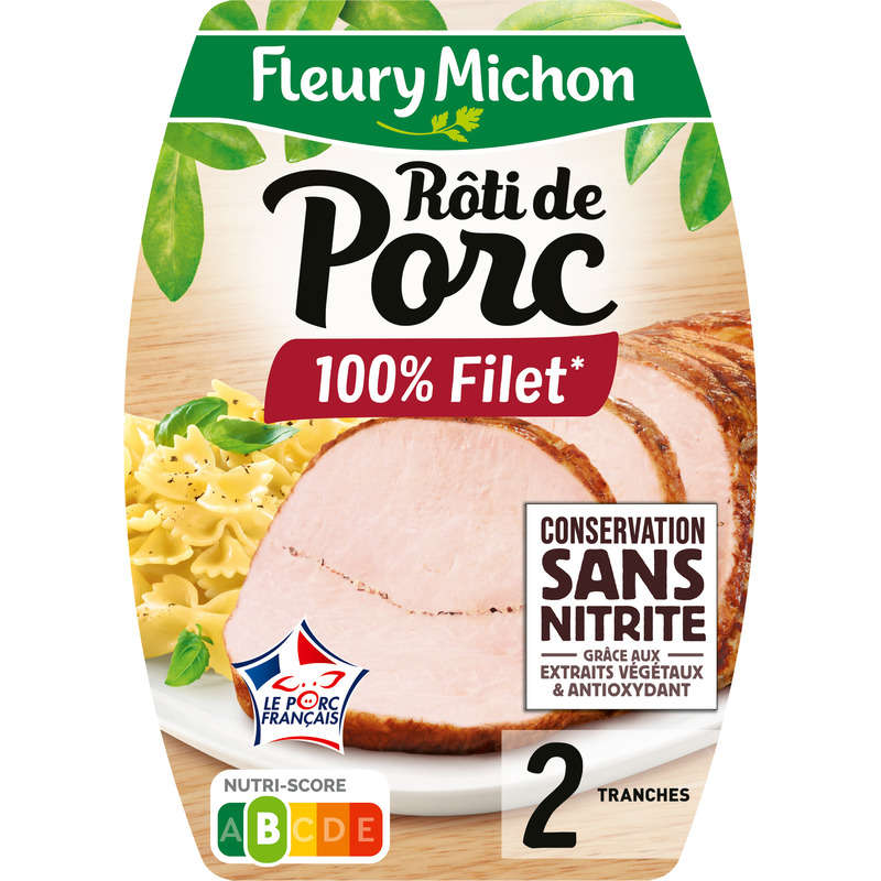 Fleury Michon Rôti De Porc Supérieur x2