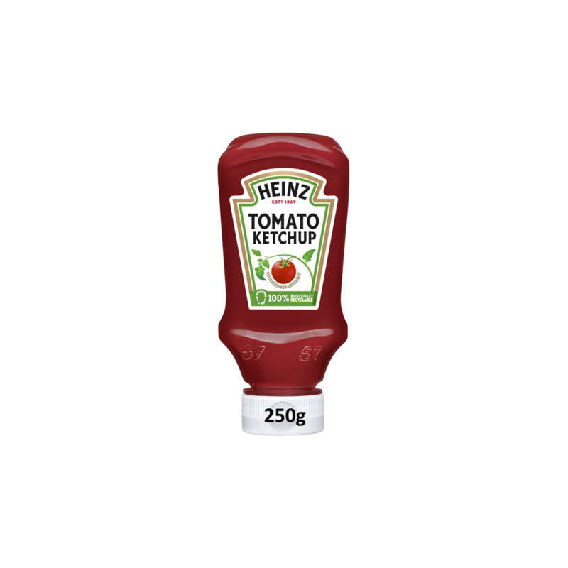 Heinz Tomato Ketchup Top Down 250g
