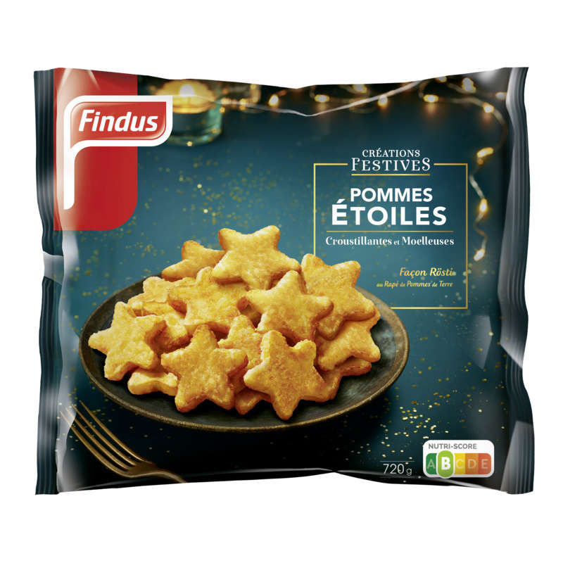 Findus Pommes Etoile Croustillantes & Moelleuses 720g