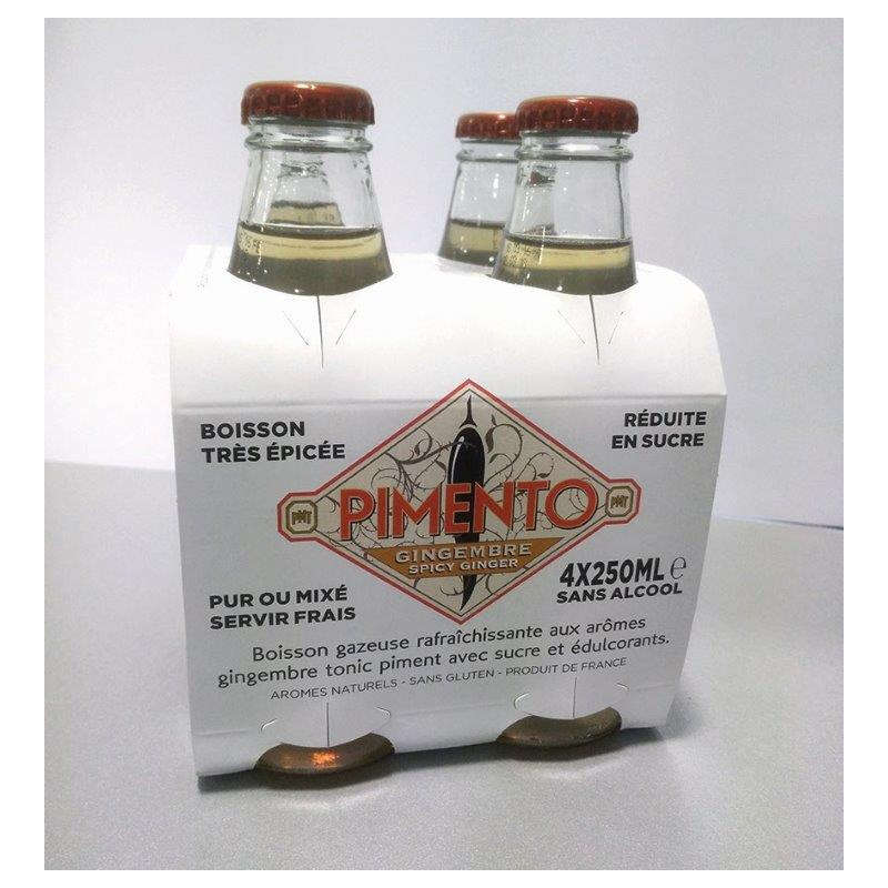 Pimento Boisson Gazeuse Très Épicée Sans Alcool 4X25Cl