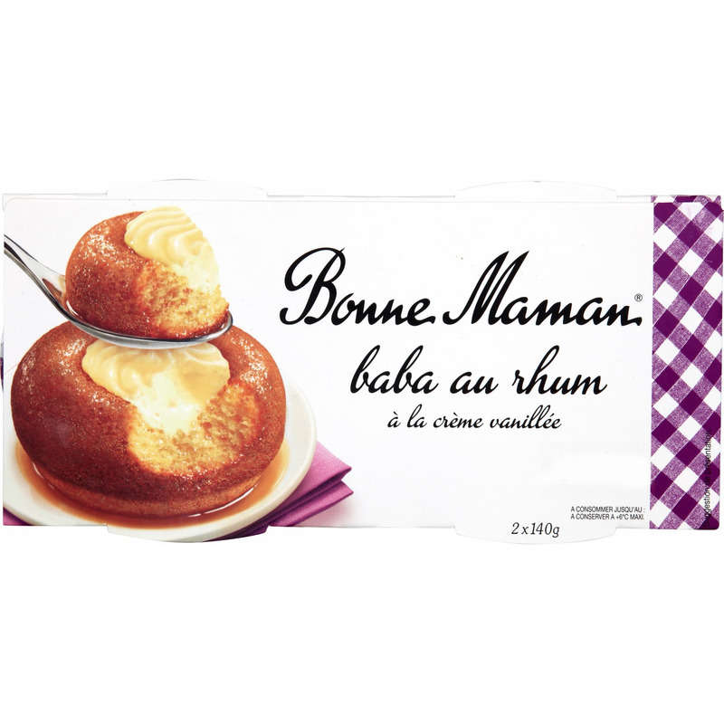 Bonne Maman Baba Au Rhum À La Chantilly 280g