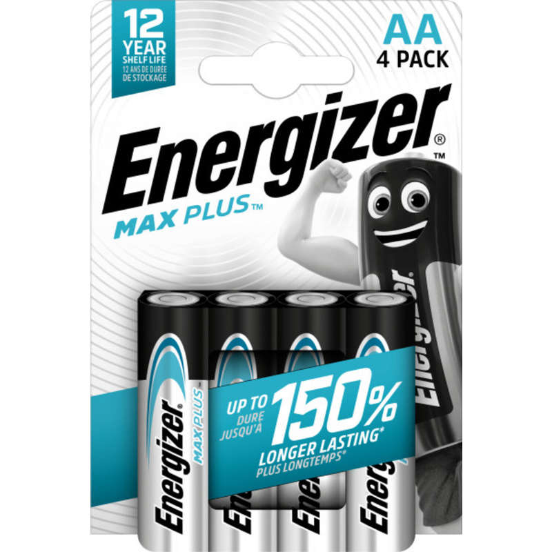 Energizer pile max plus AA pack de 4