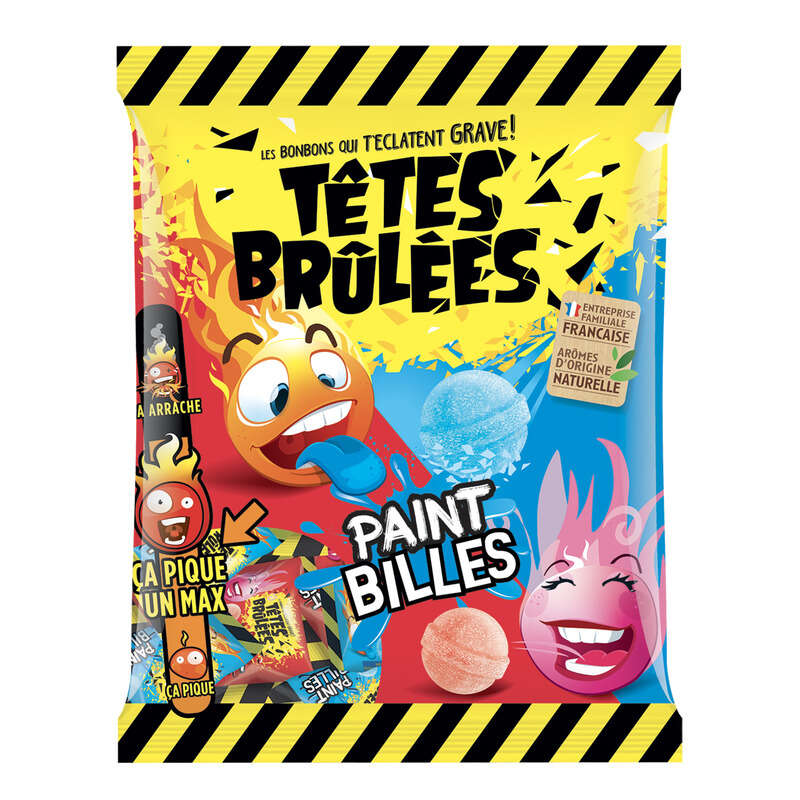 Têtes Brulées Bonbons Paint Billes 135g