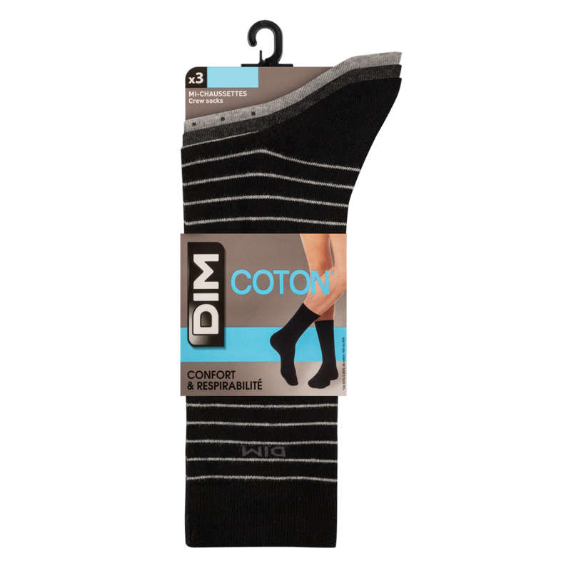 3 Paires De Chaussettes, Coton - Dim