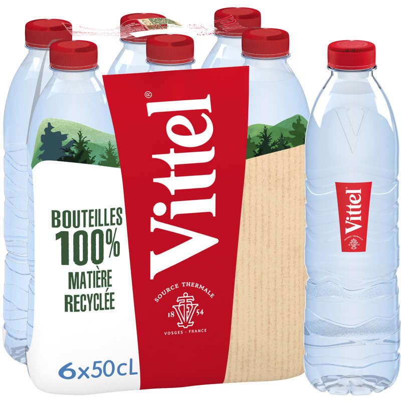 Vittel Eau Minérale Naturelle Des Vosges 6x50cl