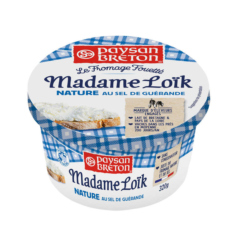 Paysan Breton Mme Loïk Fromage Fouetté Au Sel 320g