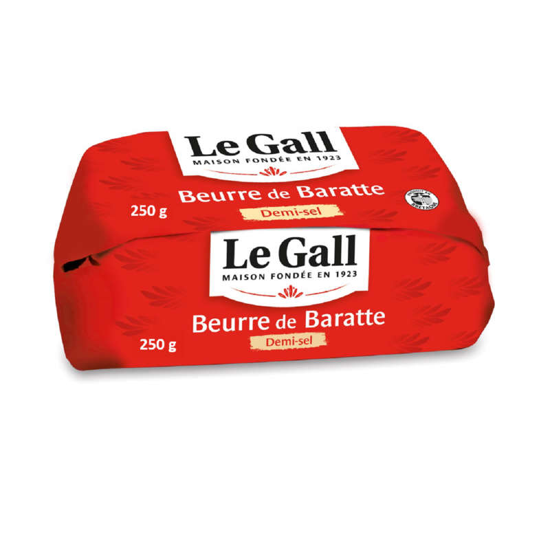 Le Gall Beurre De Baratte Demi-sel 250g