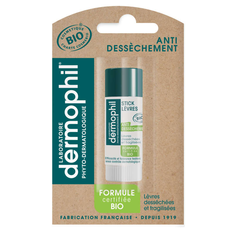 Dermophil Stick Lèvres Anti-Dessèchement Bio 4G