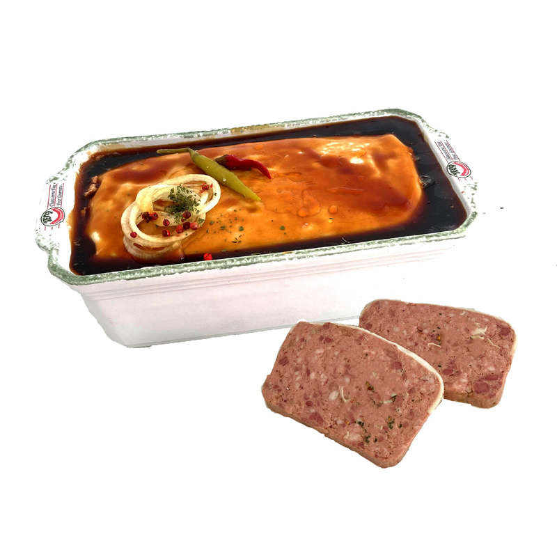 Terrine au confit d'oignons 2.8 kg