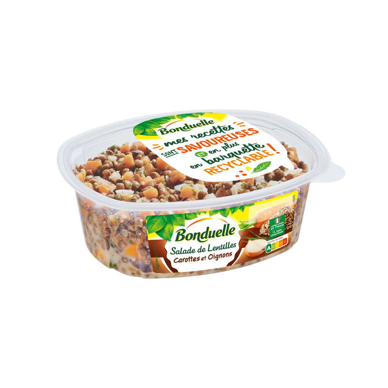 Bonduelle Salade De Lentilles Aux Carottes Et Oignons 300g