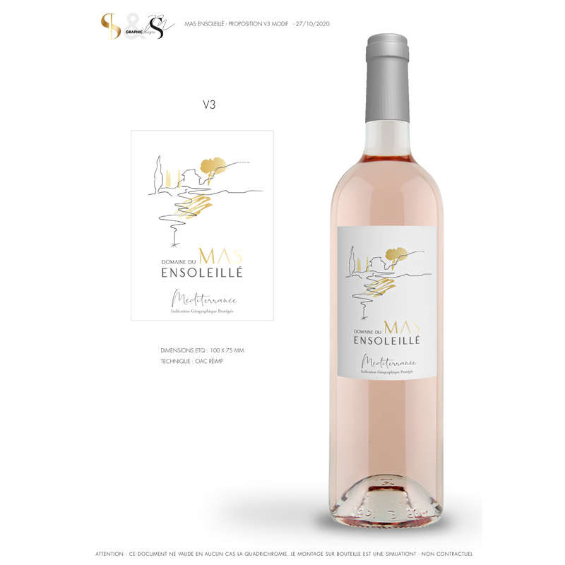 Rosé Domaine Du Mas Ensoleillé 75cl