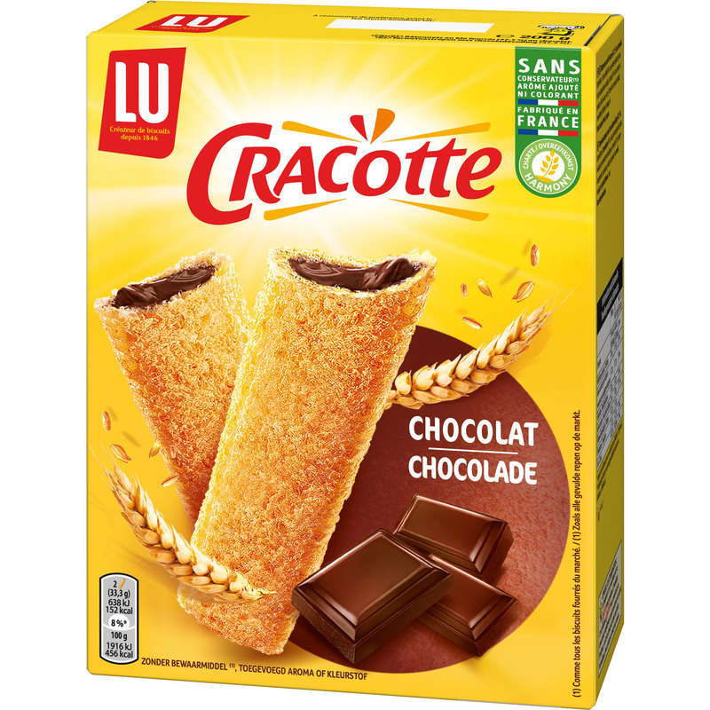 Lu Cracotte Biscottes fourées au Chocolat 200g