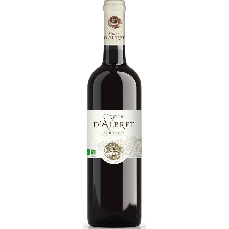 Croix D'Albret Vin Rouge Bordeaux AOP Bio 75cl