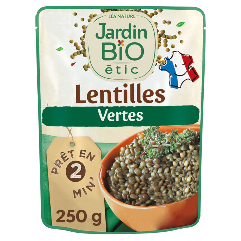 Jardin Bio Lentilles vertes 250g