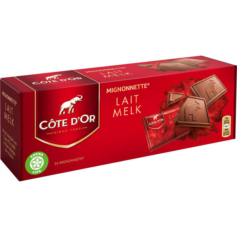 Côte d'Or Mignonnettes Tablette Chocolat au Lait 24x10g