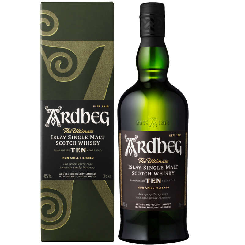 Ardbeg Whisky Ecosse Islay Single Malt 10 Ans 46 % Vol. 70cl