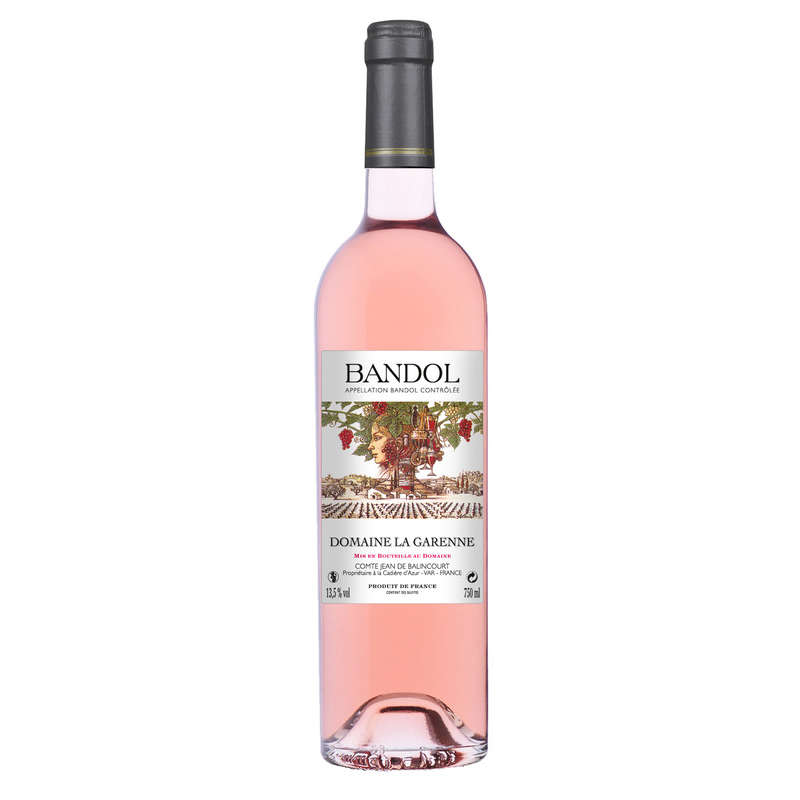 Domaine De La Garenne Aop Bandol, Rosé 75cl