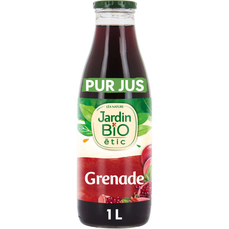 Jardin Bio Jus de grenade bio la bouteille de 1L