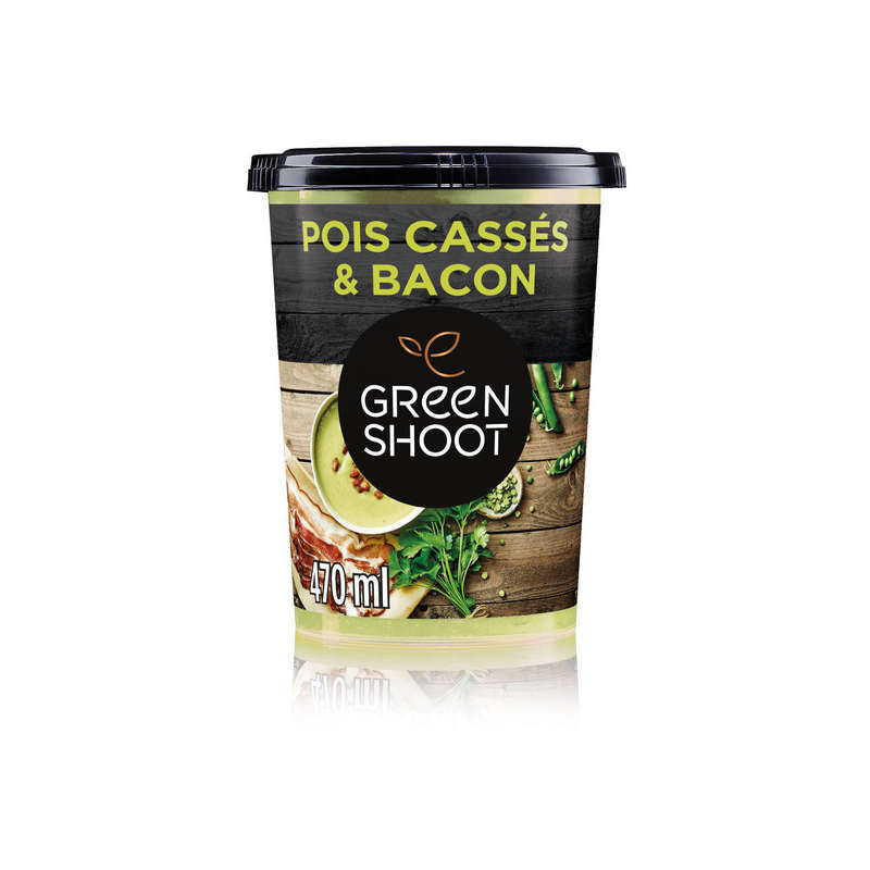 Greenshoot Soupe pois cassés et bacon fumé 470 ml