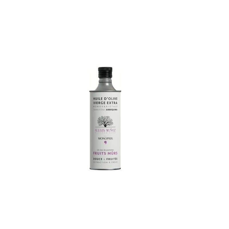 Alexis Munoz pour Monoprix Huile d'Olive Vierge Extra 50cl