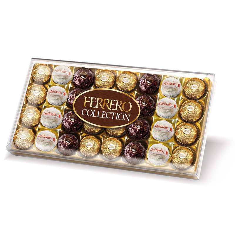 Assortiment De Chocolat Rond Noir, Ferrero Rocher, Raffaello 359G