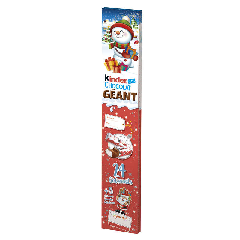 Kinder barre chocolatées géant 300g