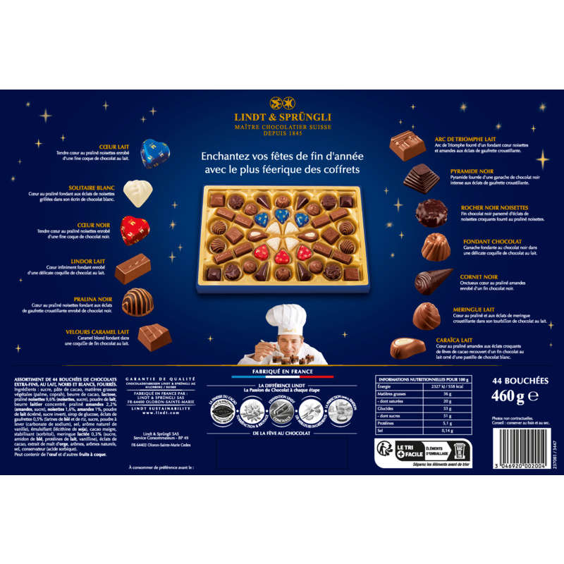 Lindt Champs Élysées Édition Triomphe 460g