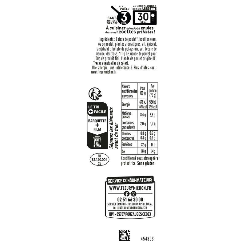 Fleury Michon Émincés De Poulet Rôti 2x75g