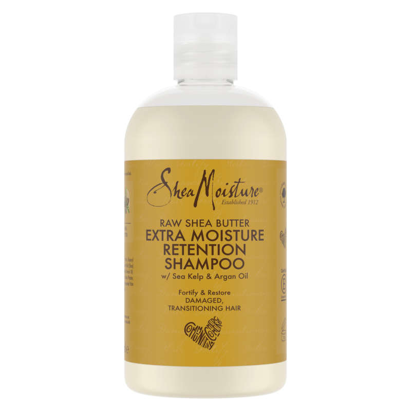 Shea Moisture shampoing hydratant & fortifiant au beurre de karité pur 384ml