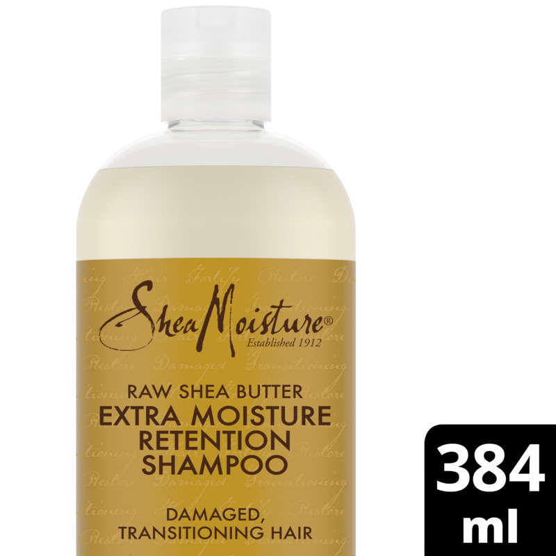 Shea Moisture shampoing hydratant & fortifiant au beurre de karité pur 384ml