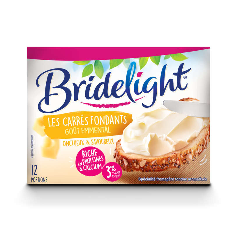 Bridelight Fromage Fondu 3% mg x12 200g