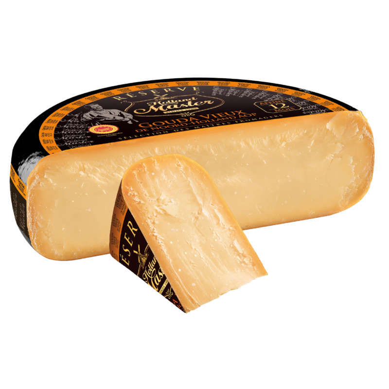 Holland Master Reserve Gouda Vieux de Noord Holland Aop Coupe 1/2 Meule 35%Mg 4,9Kg
