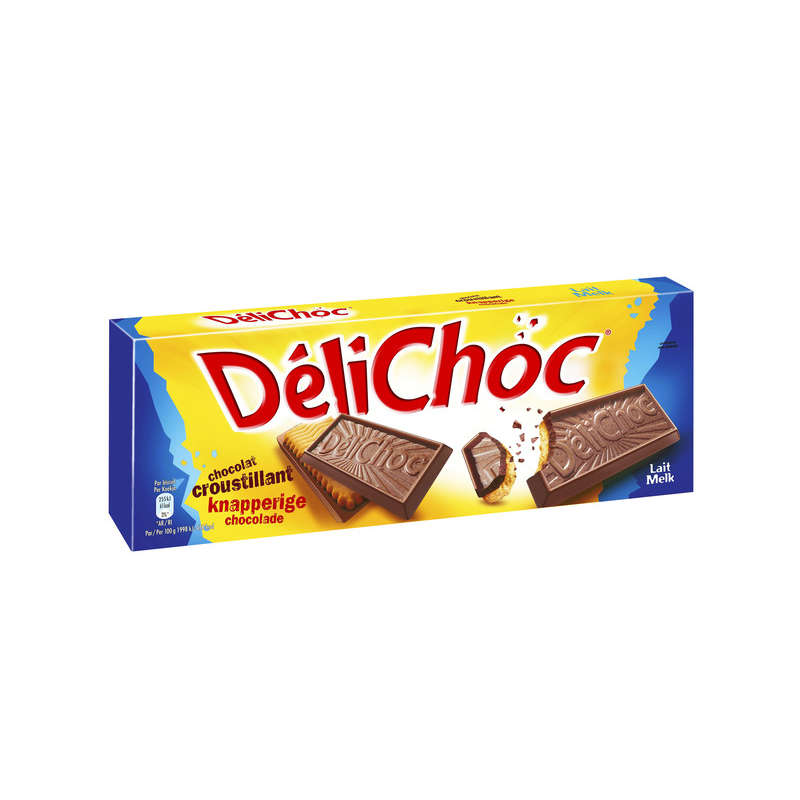 Délichoc Tablette Chocolat Au Lait Croustillant 150g