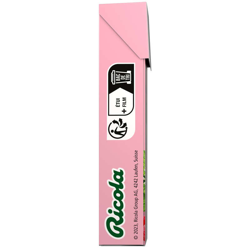 Ricola Aux Plantes Des Alpes Suisses Framboise Mélisse Sans Sucres 50g