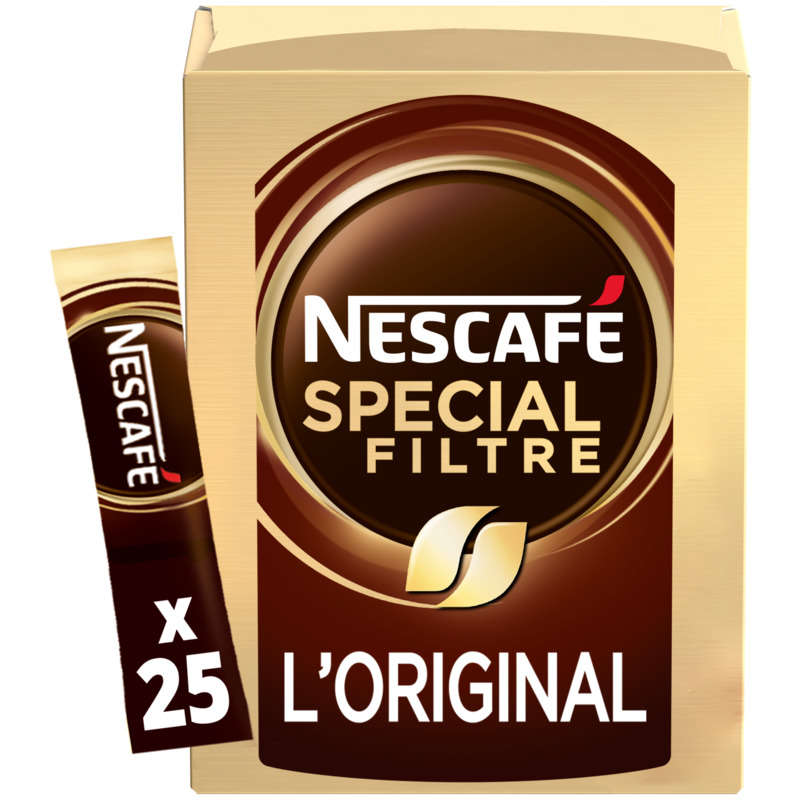 Nescafé Spécial Filtre Café Soluble Riche & Subtil 25x2g