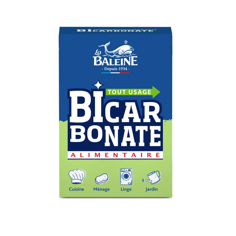 La Baleine Bicarbonate alimentaire étui carton 800g