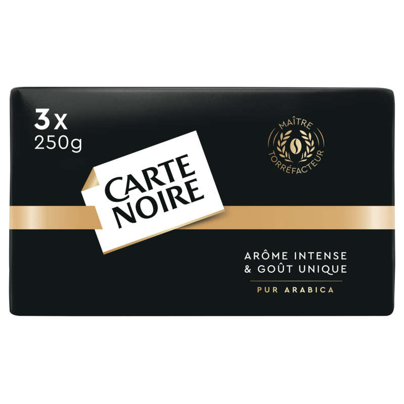 Carte Noire Café Moulu Arôme Intense 3x250g