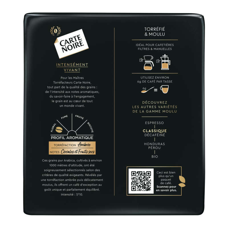 Carte Noire Café Moulu Classique 2x250g