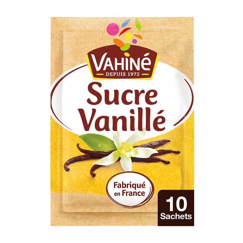 Vahiné, Sucre Vanillé 10x7,5g