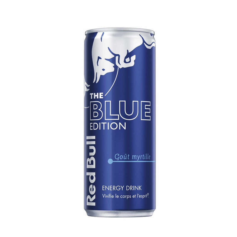 Red Bull Blue Boisson Énergisante La Canette De 25cl