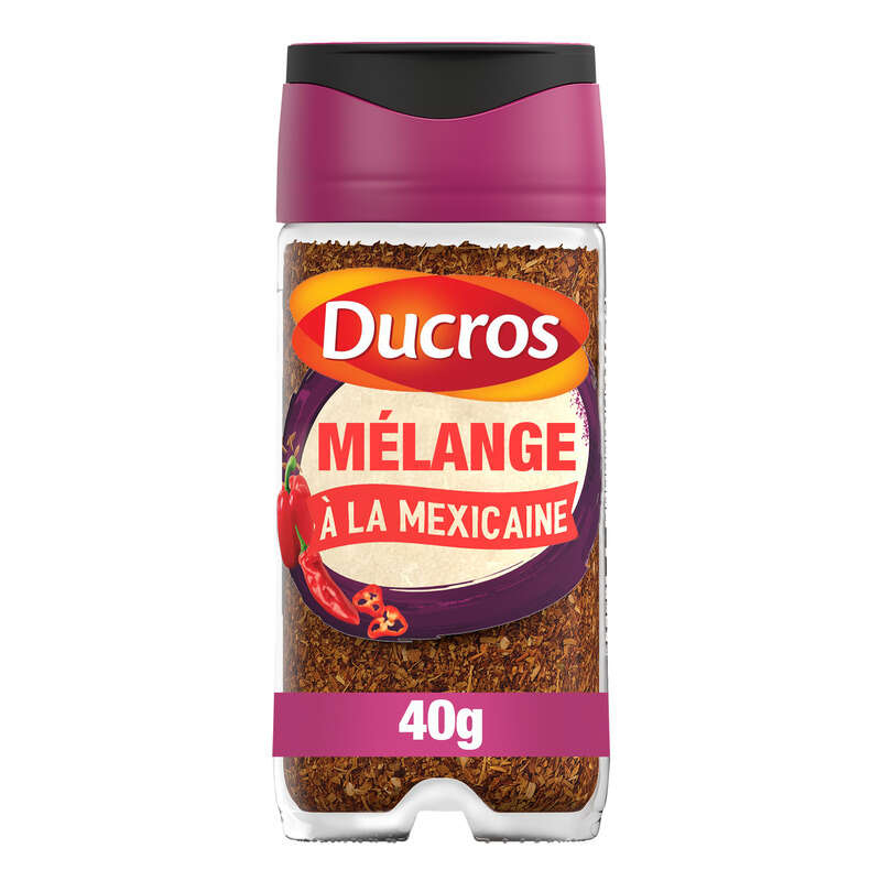 Ducros Mexicain, Assaisonnement À Base D'Épices Et D'Aromates 40g